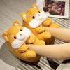 Funny Indoor Slippers Womens Winter Keep Warm Men Shoes Teddy Bear Non-slip Soft Slippes