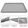 Leak-Proof Anti Slip Washing Machine Drain Tray Extra Thick Silicone Storage Mat  Washing Machine