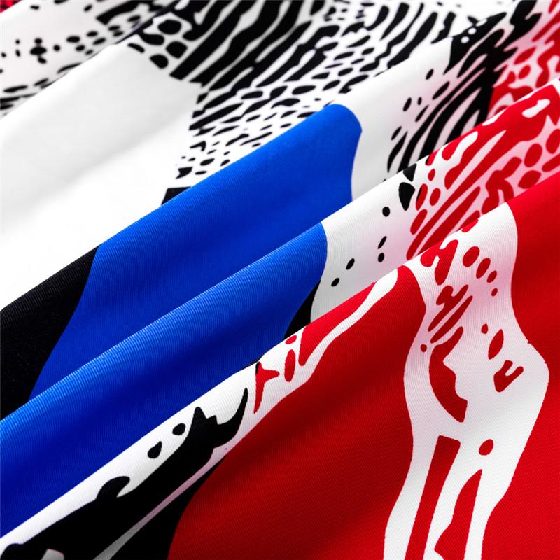 POBING Manual Hand Rolled Twill Silk Scarf Women Horse Print Square Scarves Echarpes Foulards Femme Wrap Lady Bandana Hijab 90CM