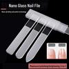 Nano Crystal Nail Polish Strips: Portable, Water-Washable, Transparent Glass Nail File.