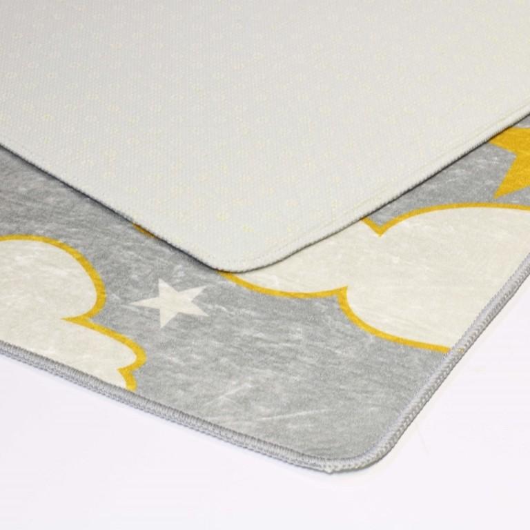 Children's Bedroom Rug 80x150 Cm Polyester Nuagjau