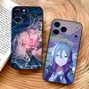 Чехол для телефона Kanade Yoisaki P-Project S-SEKAI для iPhone 17,16,15,14,13,12,11 Plus,Pro Max,XS, Мягкий силиконовый черный чехол