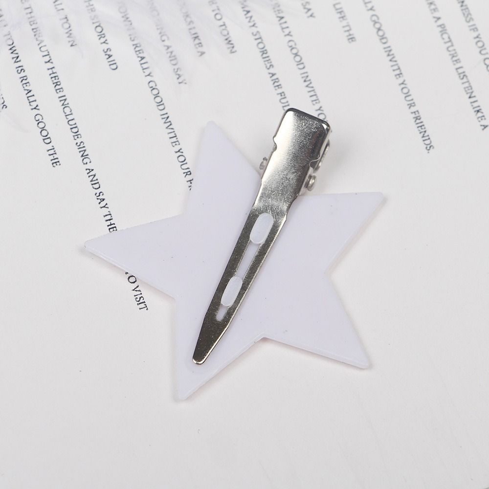 Clips For Women Seamless Duckbill Clips Hair Barrettes Korean Style Hairpins Pentagram Hair Clips