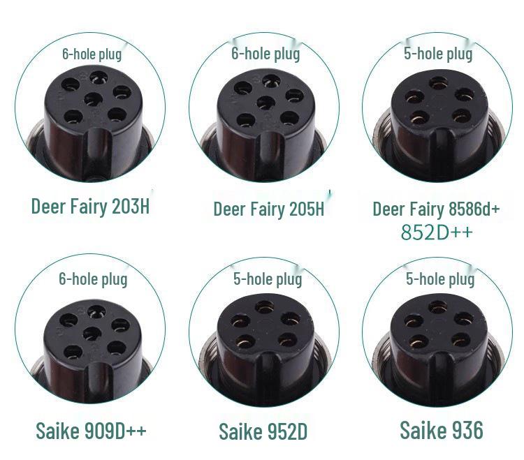 Рукоятка паяльника Deer Fairy 936 для паяльной станции Saike 952T12, термофен 203 Constant Temp, аксессуары для термофена 969D.