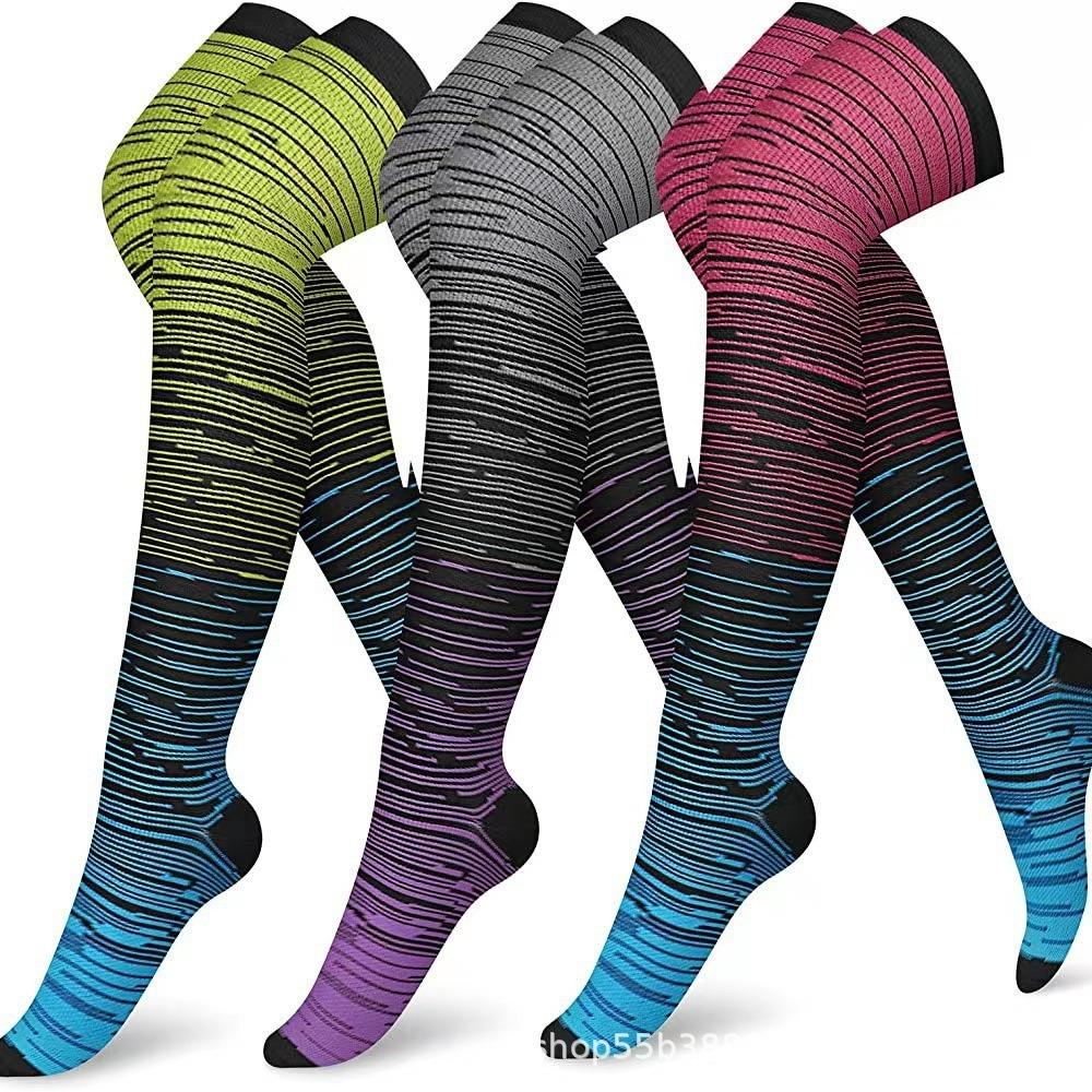 Outdoor Stretch Socks, Over-Knee Pressure Socks, Sports Running And Riding Stockings, Compression Socks