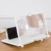 Mobile Phone Screen Magnifier 3D High-definition Magnifying Projector Screen Enlarger for Movies Videos Gaming Foldable Phone Stand