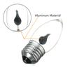 E14 E27 3W Filament Candle Flicker Light Bulb Fire Flame Retro Christmas Decor