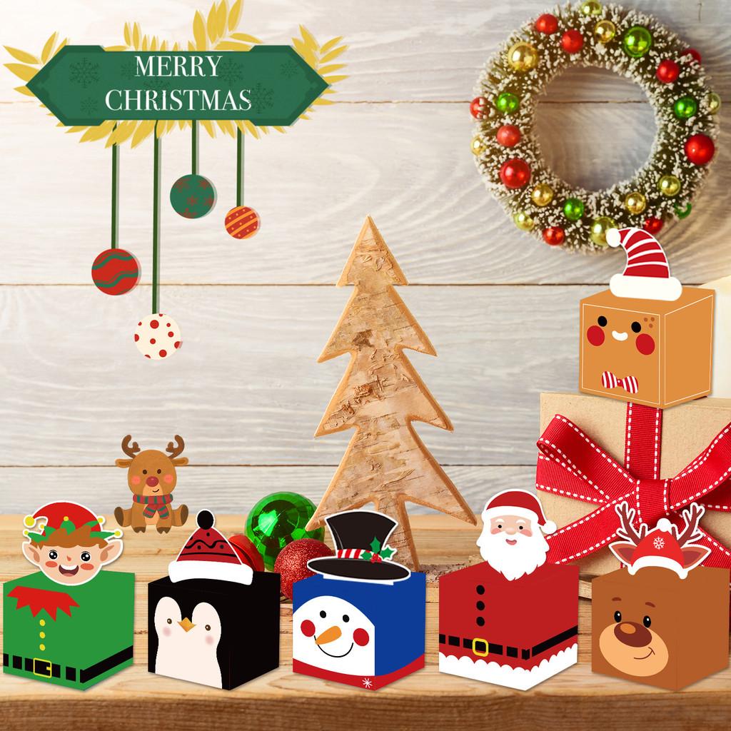 Рождественские конверты для денежных подарков из прочного ПЭТ-материала для праздничных сюрпризов