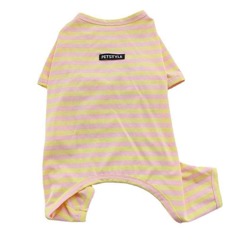 XS-2XL Spring Thing Soft Pet Jumpsuits French Bull Pug Small Medium Dog Pajamas One Piece Clothing