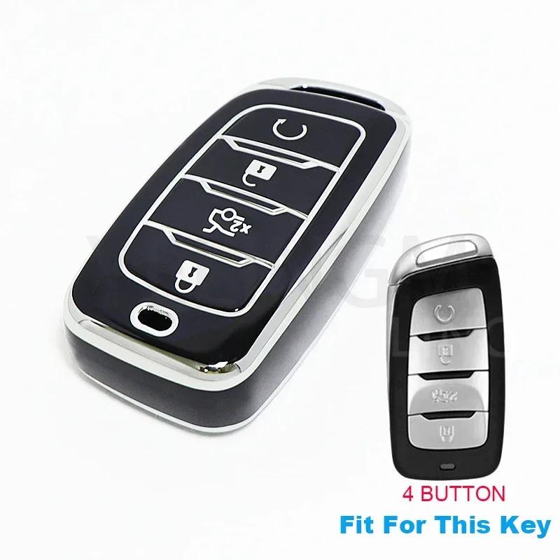 Чехол из ТПУ для ключа автомобиля, держатель-протектор для ключа-брелока для Changan CS85 CS35 Plus CS25 CS95 CS85 Coupe, защитная крышка для ключа