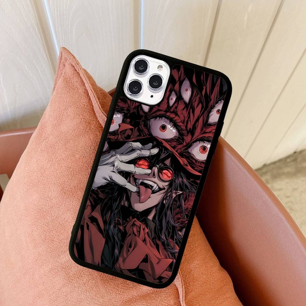 Классический японский аниме H-Hellsing Чехол для телефона для iPhone 11 12 13 14 15 Pro Max 17 16 Plus Жесткий PC+TPU Задняя крышка