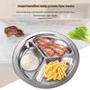 Stainless Steel Divided Lunch Tray for Kids - 10 Pack