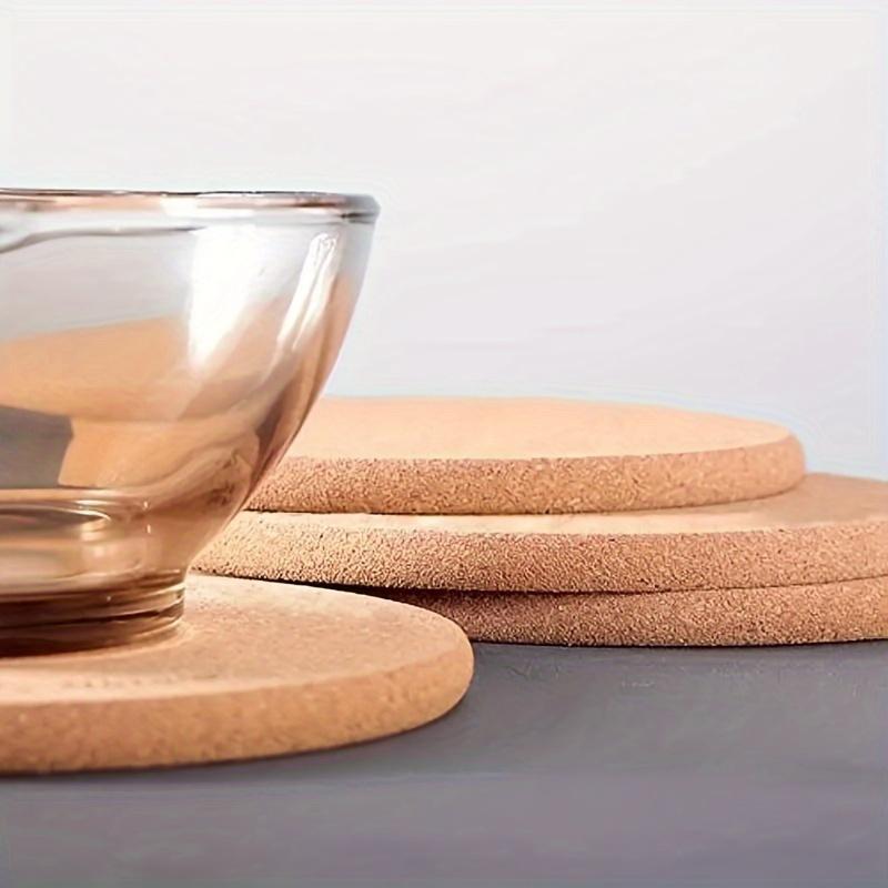 Толстые круглые пробковые термостойкие подставки, набор прочных кухонных щитков для горячих блюд, кастрюль, сковородок, кухонных принадлежностей, домашнего декора