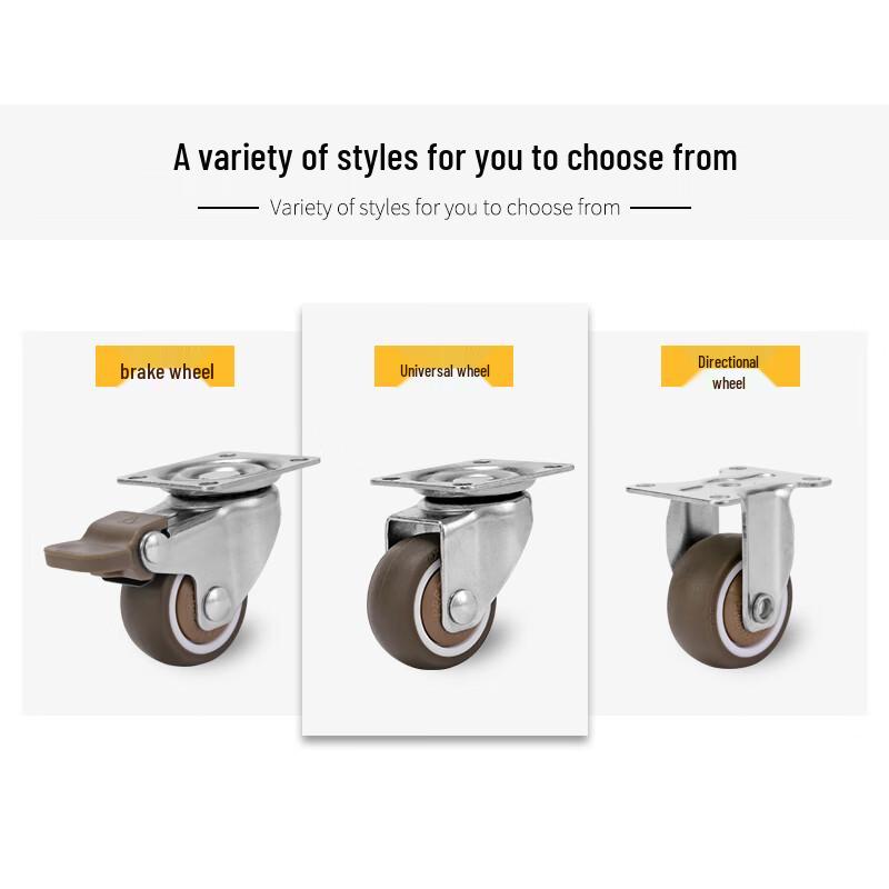 Shangjinsheng Silent TPR Furniture Caster Wheels