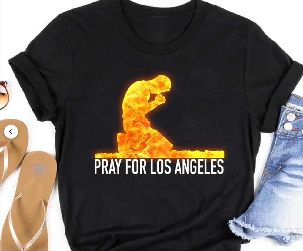 Pray for Los Angeles Unisex T-shirt S-5XL Unisex T-Shirt