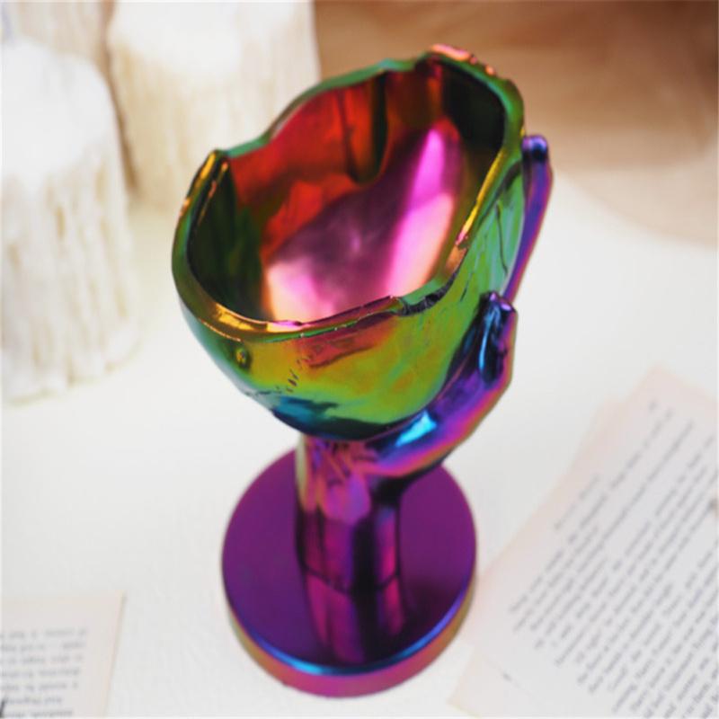 DIY ручная силиконовая форма для черепа, цветочный горшок, настольная коробка для хранения ювелирных изделий, формы из эпоксидной смолы