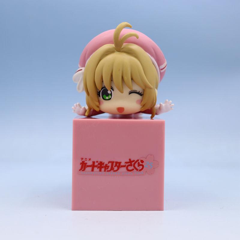 10 см Аниме Cardcaptor Sakura Q Версия Фигурки Действия 3 Стиля Милый Лежащий Киномото Сакура Модель Настольное Украшение Коллекция Подарок
