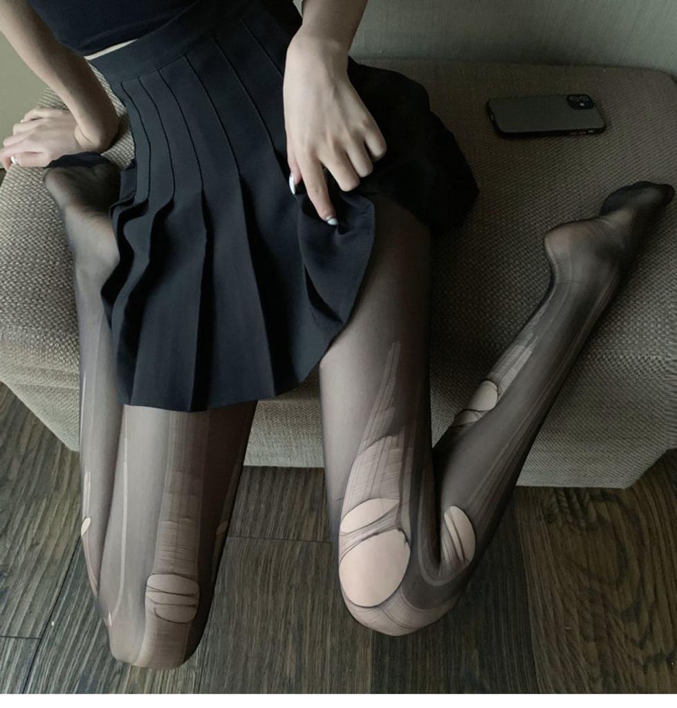 Новый продукт женские нераспечатанные чулки рвутся вручную чулки свободного покроя можно рвать и резать одновременно