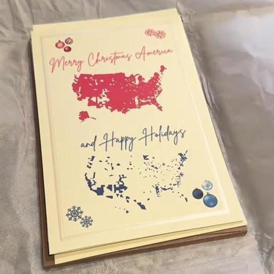 1/10/20/30 шт. Счастливого Рождества Америка Открытки Патриотические праздничные поздравительные открытки Президентские выборы Рождественские открытки для рождественской новогодней вечеринки