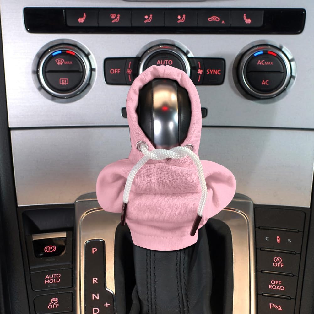 Gear Shift Hoodie, Upgraded Universal Hoodie Car Gear Shift Cover, 6.7Inch Funny Shifter Hoodie, Car Interior Accessories Car Shifter Stick Protector