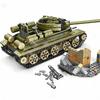 683 шт. Модель танка времен Второй мировой войны, развивающие строительные блоки, игрушки для мальчиков, сделай сам, подарок на день рождения, праздник, маленькие кирпичики, БЕЗ КОРОБКИ