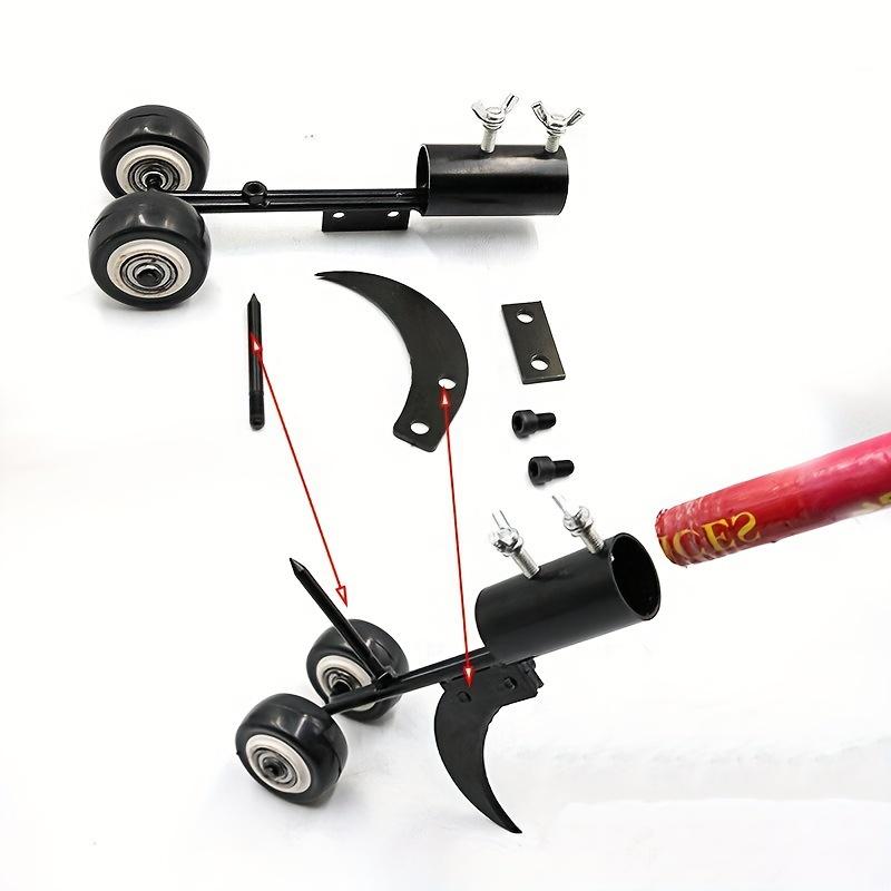 1 шт. Многофункциональный сверхпрочный металлический садовый ролик для уничтожения сорняков - Не сгибающийся инструмент для удаления сорняков на лестницах, Инструмент для прополки щелей