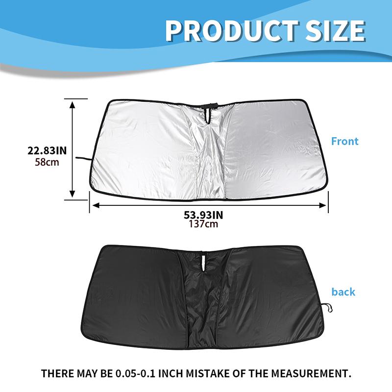 Car Windshield Sunshade Window Shade Foldable Sun Visor Cover Fit for 4Runner 2010-2023 Car Interior Accessories