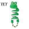 Long Structure Tug Toys Squeaky Dog Toy with Pull Rope, Plush of War Toy, Fun for Dogs Spiral Animal Interactive Small Medium Large Biting Teeth