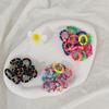 "Colorful Bamboo Ring Hair Ties for Kids - High Elasticity, Gentle On Hair"