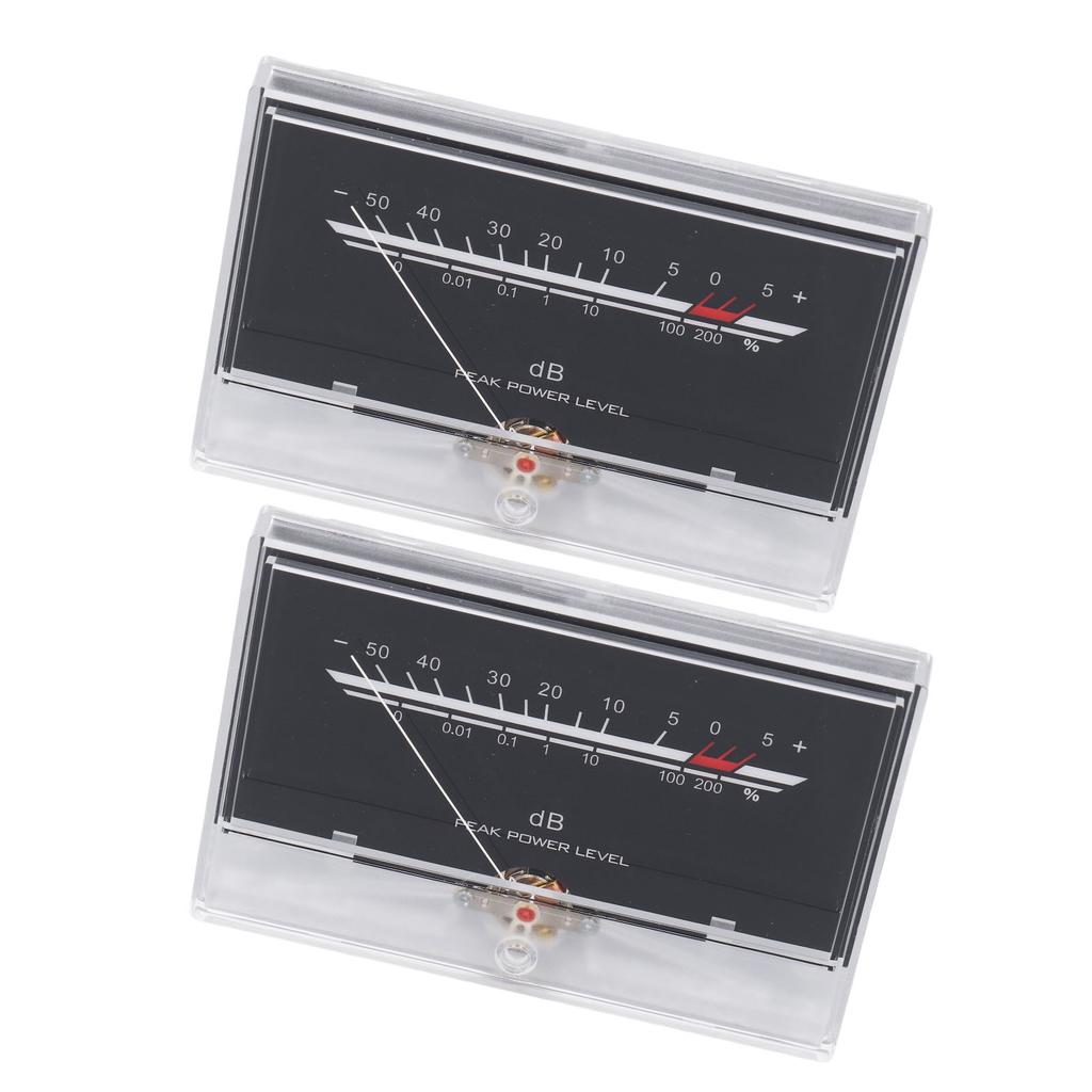 VU Meter High Accuracy Adjustable Backlight Power Amplifier Level Meter with Driver Board for DIY