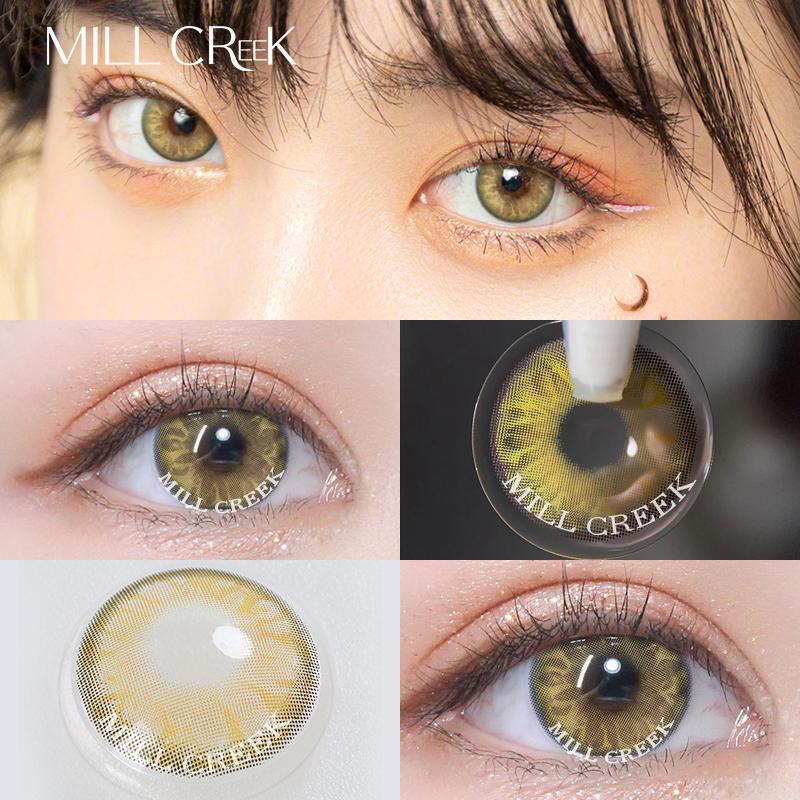 Фиолетовые контактные линзы для близорукости. Фиолетовые контактные линзы 14,0 мм. Цветные линзы с диоптрийной корректировкой глаз по рецепту. Ежегодно, 1 пара.(2 куска)