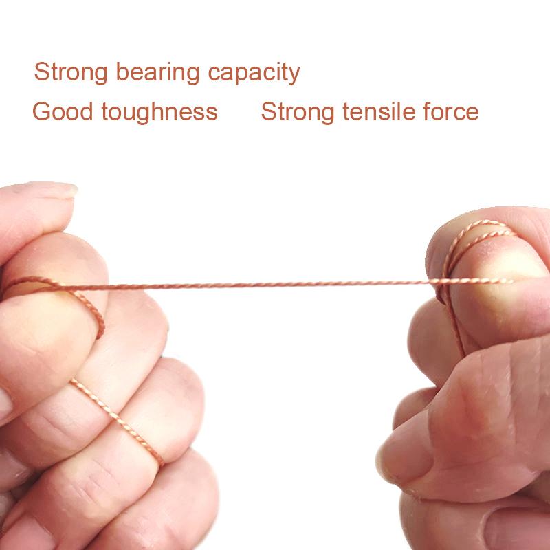 Нейлоновая веревка ручной работы DIY Ювелирный материал Нить Нейлоновая веревка 1 бар Восковая нить 1 мм * 9,5 м 1 бар Восковая нить Модная восковая нить Креативные аксессуары