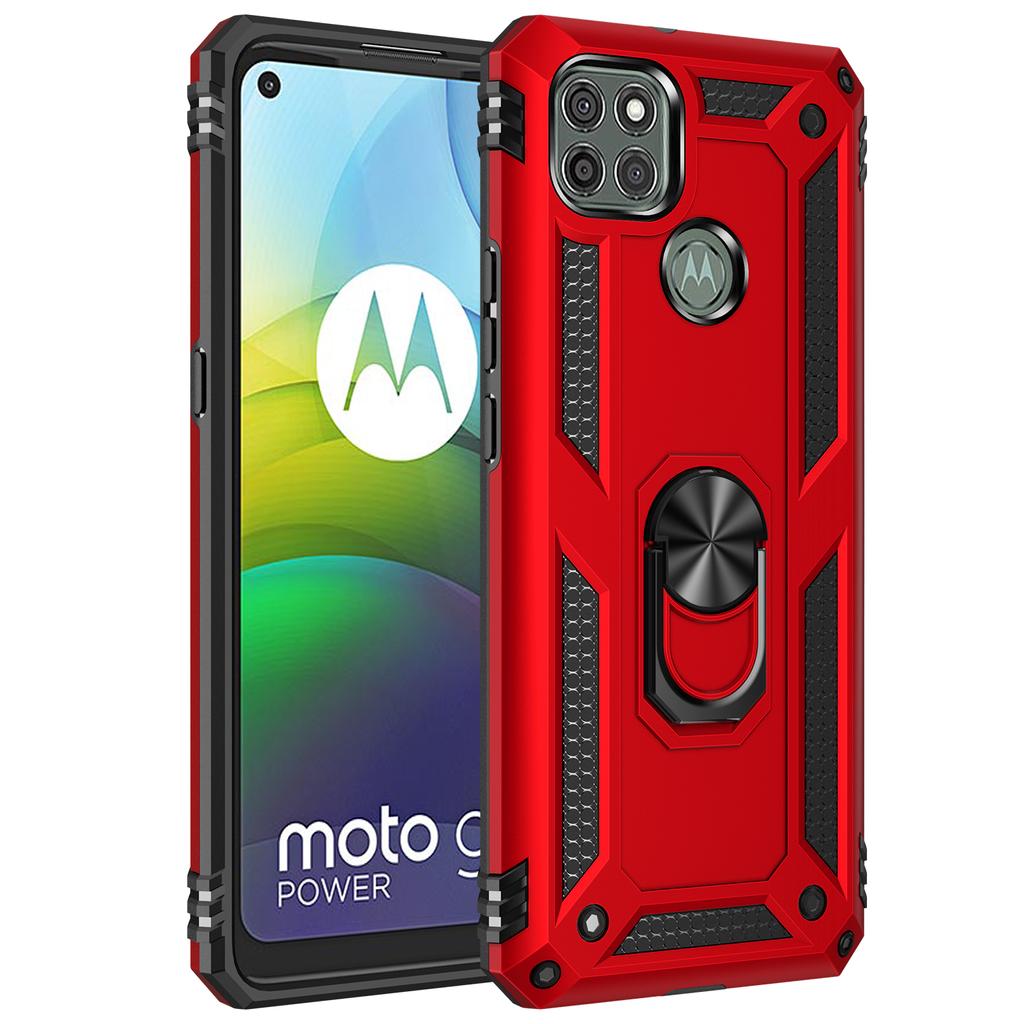 Для Moto G9 Power Case для телефона Moto G 9 Power Case Противоударный Броня Прочный Военный защитный автомобильный держатель Магнитная крышка