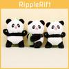 Adorable Chengdu Panda Plush Keychain Pp Cotton Filled Short Plush Collectible