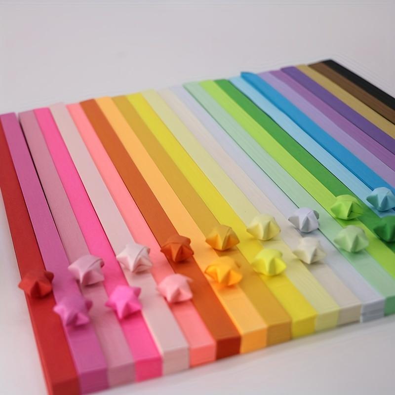 Pack of 1030 Sheets of Star Origami for Handmade DIY Lucky Star Origami, Perfect for Creative Handicraft Color Decoration And Bedroom Decor.
