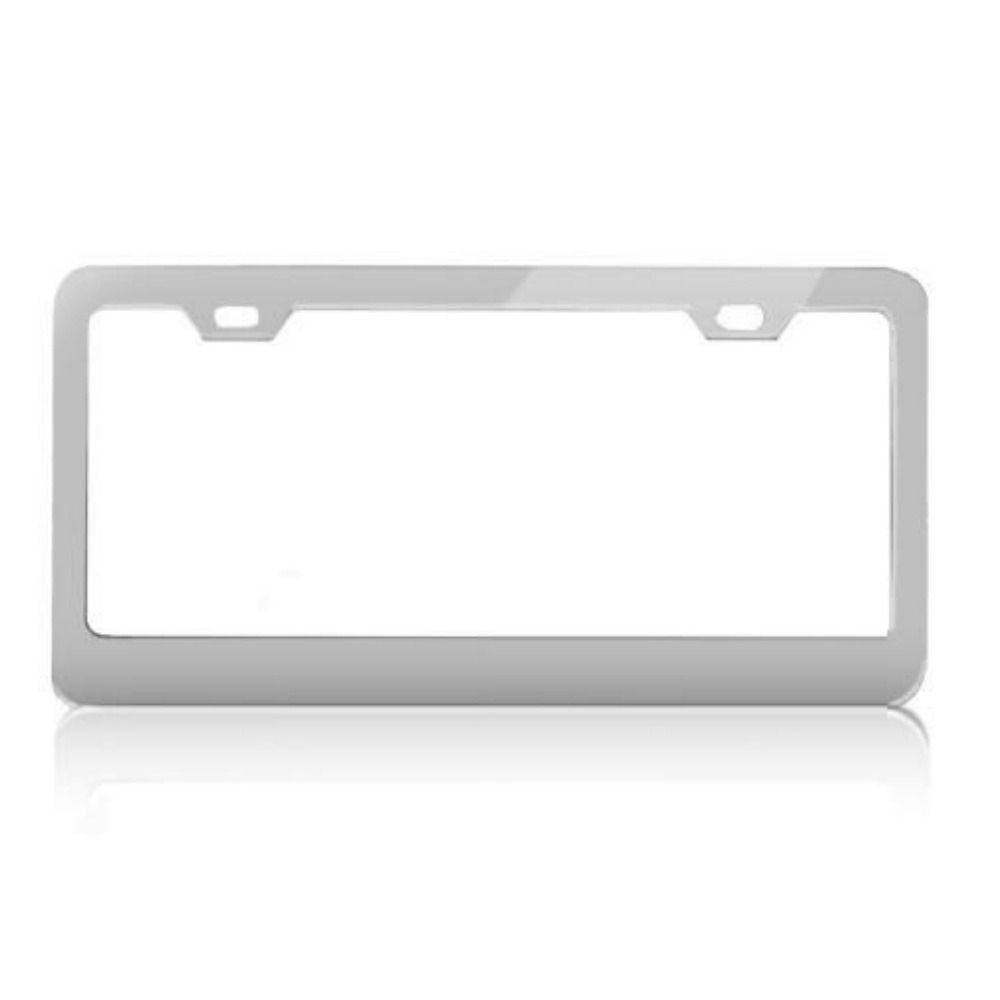 Stainless Steel Protecting License Plates 2 Hole License Plate Frame License Plate Cover