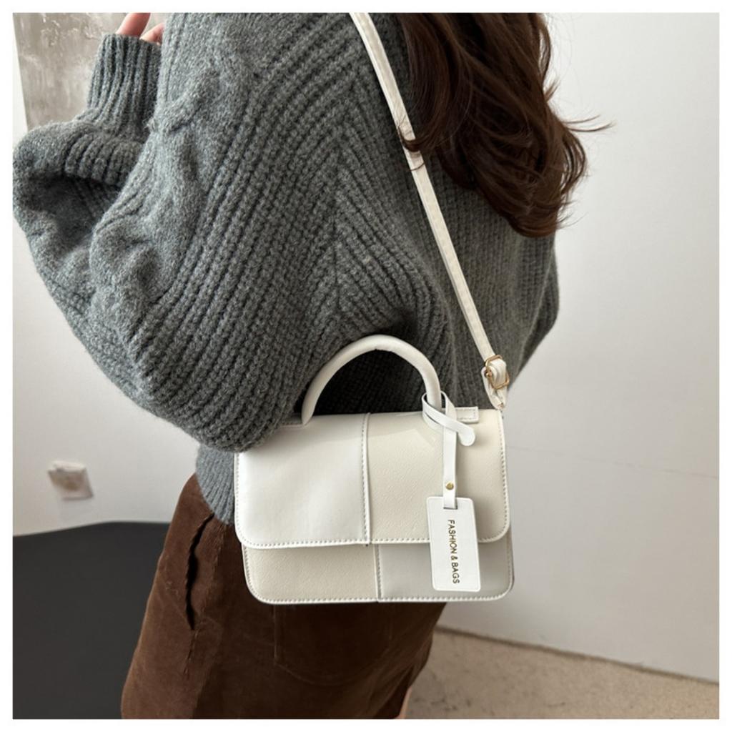 Small Handbag with Niche Design for Women, Winter New Fashionable Commuting Small Square Bag with High Aesthetic Sense, Shoulder Bag