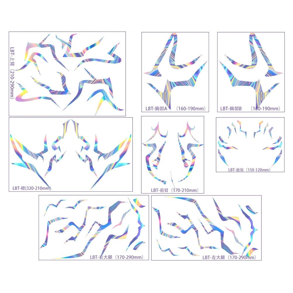 Новые наклейки-татуировки охотника на демонов, татуировки для вечеринки, наклейка-татуировка демона, наклейки Руми, подарки для вечеринки, принадлежности для костюма для вечеринки