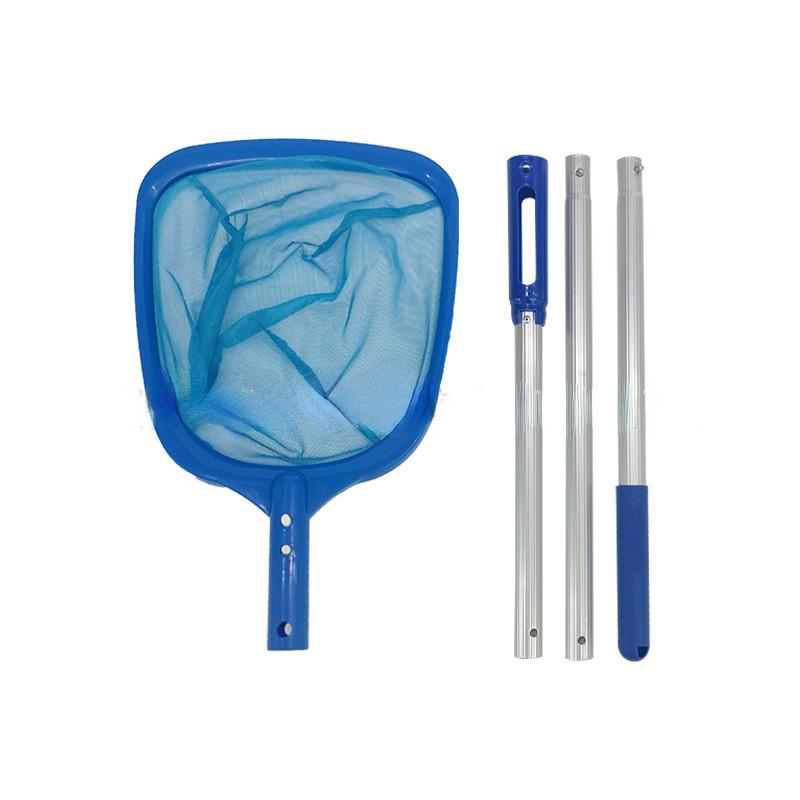 Телескопическая штанга для чистки, глубокая сетка, аксессуары для чистки бассейна, сетка для глубокой воды для сбора листьев в плавательном бассейне