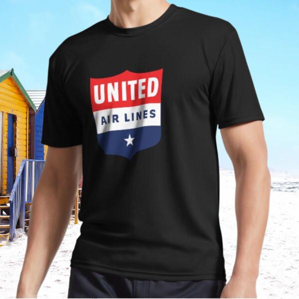New United Airlines Vintage Logo (1940-1954) Active T-Shirt Funny Size S - 5XL