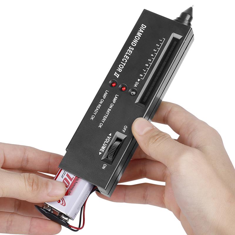 Jewelry Diamond Tester with Case Portable Gemstone Selector II High Accuracy Gem Testing Equipment