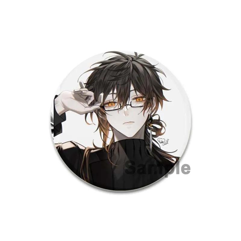 32/44/58mm Anime Genshin Impact Badge Zhongli Cartoon Brooches On Backpack Clothes Handmade Round Enamel Pins for Jewelry Gift Accessories