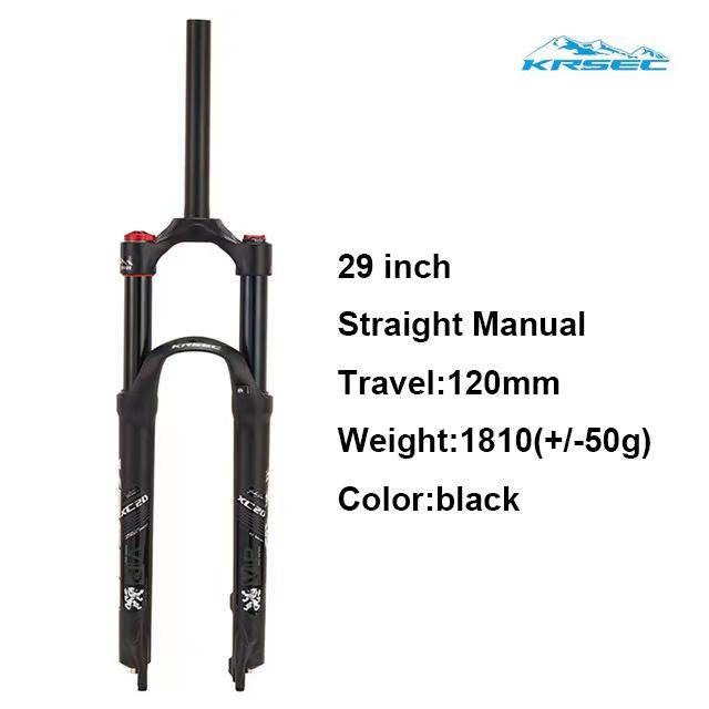 MTB Oil Air Bicycle Suspension Bicycle Suspension Disc Brake 26/27.5/29er32 HL RL100mm Alloy Mountain Bike Fork For Bicycle Part