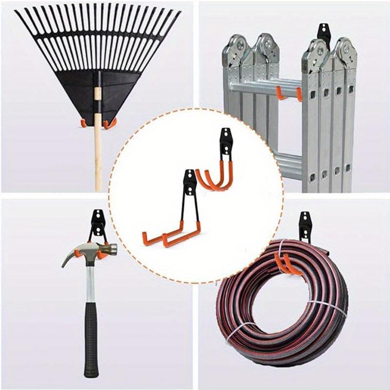 4 шт. металлический крючок для велосипедной вешалки, крючки для гаражного органайзера, настенное крепление, противоскользящий крючок для хранения на стене