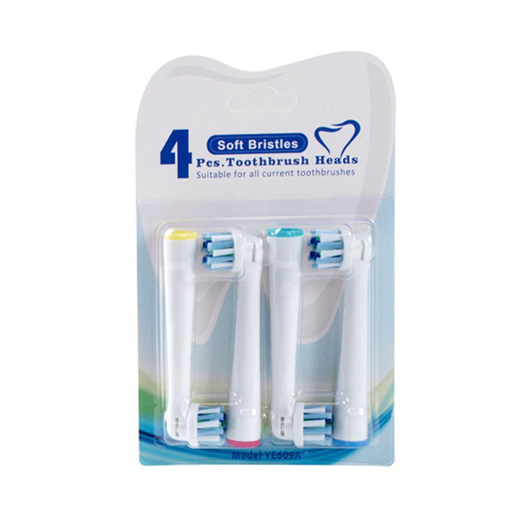 Сменные насадки для зубных щеток, 8 шт./компл., совместимые с электрической зубной щеткой Oral B Braun Sensitive