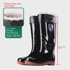Men's 2025 Waterproof High-Top Non-Slip Fishing Boots with Thickened Velvet Lining