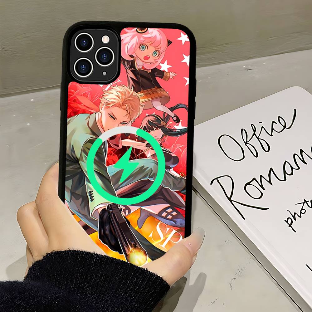 Классический аниме-чехол Spy X Family для MagSafe, магнитный чехол для телефона для iPhone 17 16 15 14 Plus 13 12 11 Pro Max, чехол Air