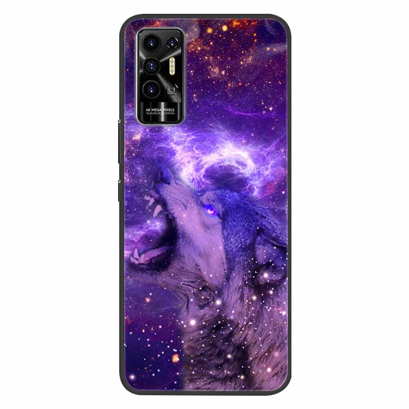 Чехол для Tecno Pova 2 Pova2 Ударопрочный Мягкий силикон ТПУ Задняя крышка Для Tecno Pova 2 Чехлы для телефона Pova2 2021 Чехол Милый мультфильм