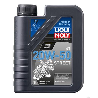 LIQUI MOLY Моторное масло для мотоциклов Дорожное Минеральное масло 20W-50 1л 20855 Liqui Moly