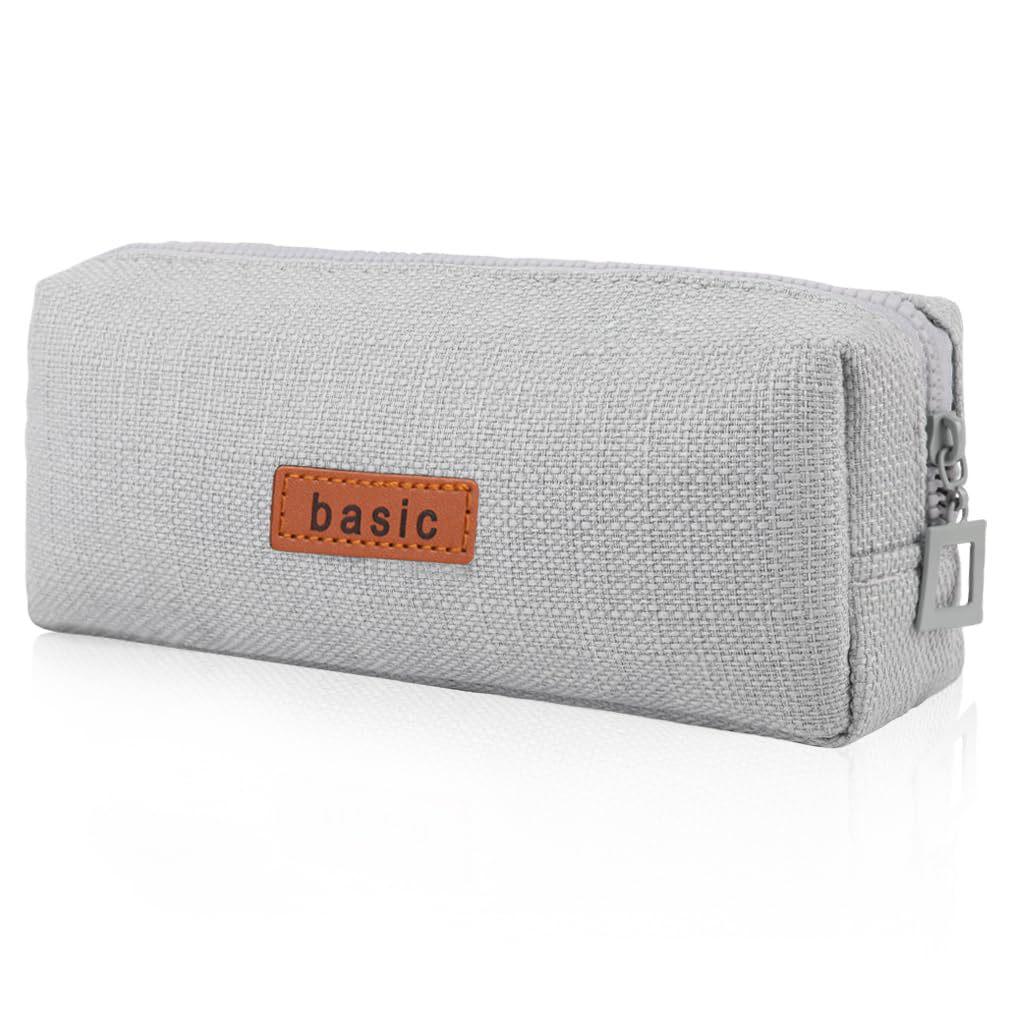 Compact Pencil Case: Multi-Use Bag for Students - Fits Pencils, Coins, Makeup & Office Supplies